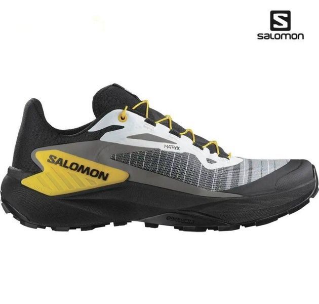 Кроссовки Salomon GENESIS Black/White/Lemon размер UK6,5 03942-UK6.5 фото