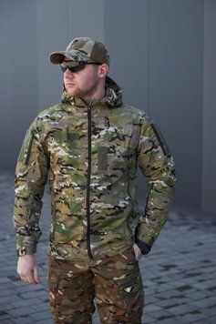 Легка літня куртка ріп-стоп мультикам розмір 46 А-74 фото