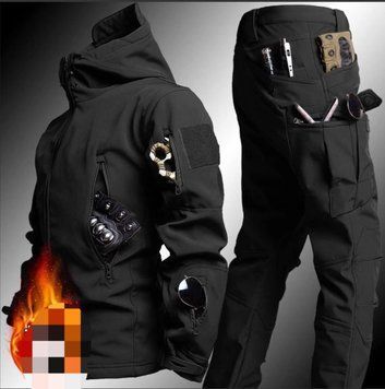 Обновленный Костюм Soft Shell Esdy 5.0 черный Black размер S 02378-S фото