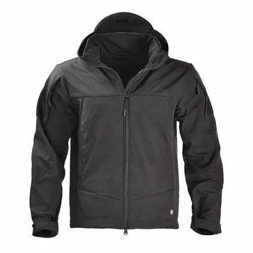 Тактическая военная Черная легкая мембранная весенняя куртка Han Wild 04635-XXXL фото