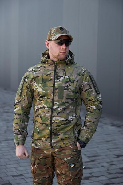 Легка літня куртка ріп-стоп мультикам розмір 46 А-74 фото