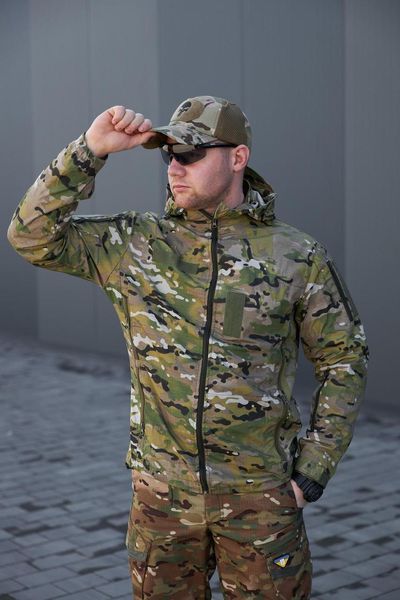 Легка літня куртка ріп-стоп мультикам розмір 46 А-74 фото
