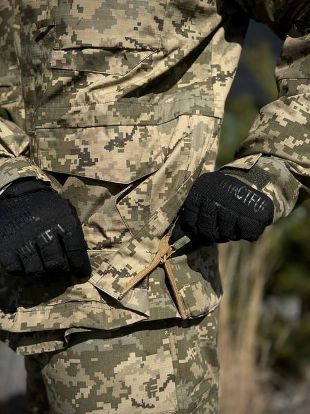 Комплект 3 в 1 Тактичний статутний костюм+ Убакс CoolPass ЗСУ Піксель мм14 Military + Полегшена парка Піксель розмір 44 02787-44 фото