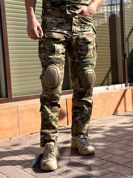 Штурмові Військові Штани G3 з Наколінниками Черепашки Мультикам COMBAT розмір S 00977-S фото