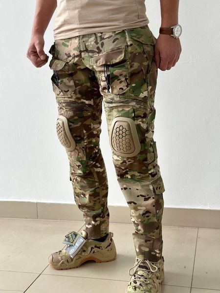 Штурмові Військові Штани G3 з Наколінниками Черепашки Мультикам COMBAT розмір S 00977-S фото