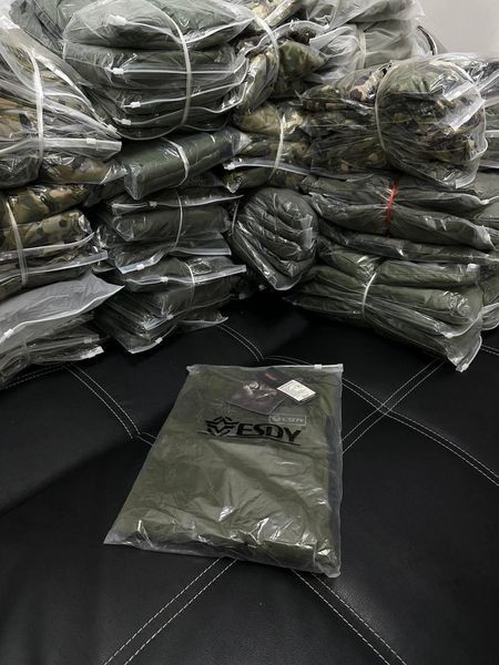 Комплект 2 в 1 Olive Vanguard олива USA 🇺🇸 Костюм Софт Шел + Термобілизна Esdy розмір S 02399-S фото