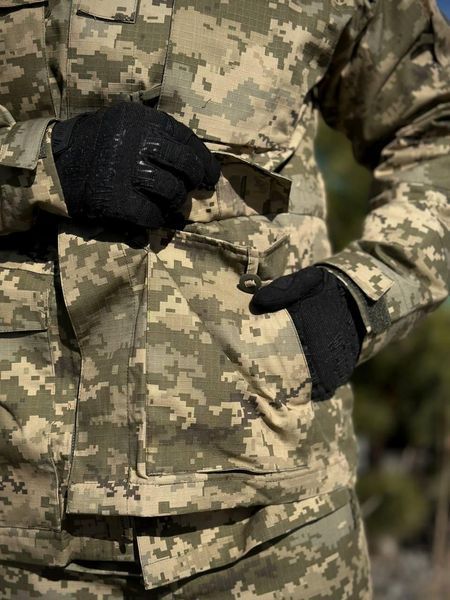 Комплект 3 в 1 Тактичний статутний костюм+ Убакс CoolPass ЗСУ Піксель мм14 Military + Полегшена парка Піксель розмір 44 02787-44 фото