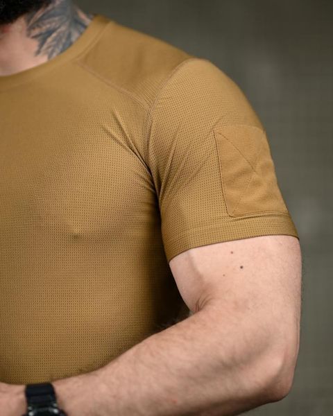 Тактическая футболка (Compression Fit) кайот ТР6916 размер S 95594 фото