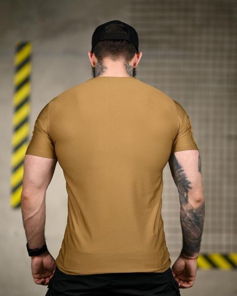 Тактическая футболка (Compression Fit) кайот ТР6916 размер S 95594 фото