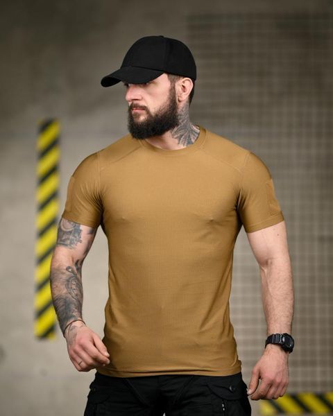 Тактическая футболка (Compression Fit) кайот ТР6916 размер S 95594 фото