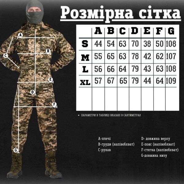 Костюм тактический 3в1 пиксель, летний пиксельный костюм, форма пиксель, форма пиксель ЗСУ, военная форма пиксель размер S 85535 фото