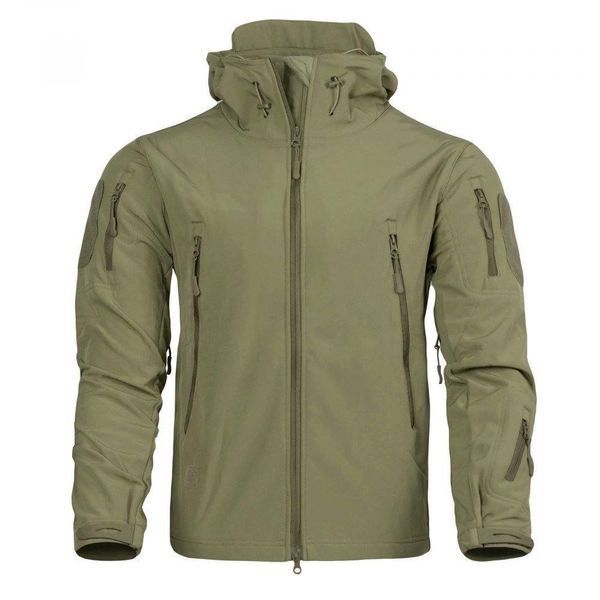 Комплект 2 в 1 Olive Vanguard олива USA 🇺🇸 Костюм Софт Шел + Термобілизна Esdy розмір S 02399-S фото