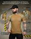 Тактическая футболка (Compression Fit) кайот ТР6916 размер S 95594 фото 1