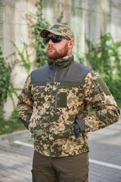Кофта флисовая "KIBORG" Military GEN I Пиксель ЗСУ размер S 503391 фото