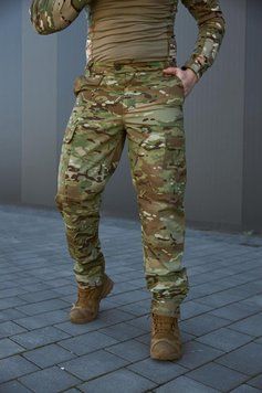 Военные повседневные брюки Military рип-стоп, мультикам размер 46 905456 фото