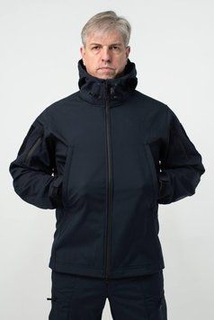Военная куртка на флисе Soft Shell Military синяя ДСНС размер S 02604-S фото