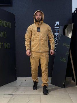 Костюм Утеплений Soft Shell Койот на флісі Qutdoor Equipment розмір S 04161-S фото