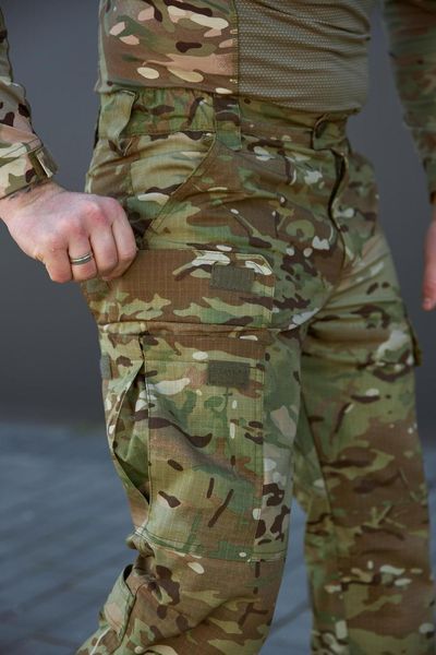 Военные повседневные брюки Military рип-стоп, мультикам размер 46 905456 фото
