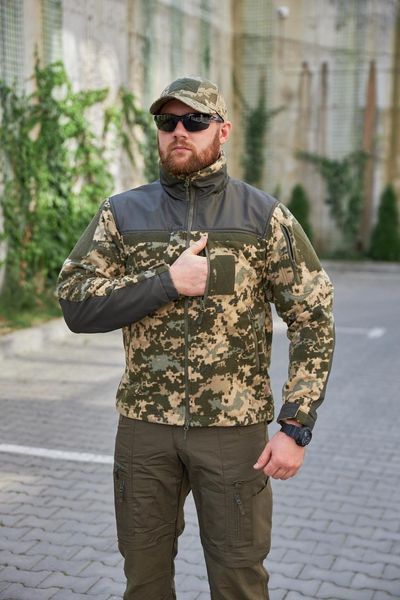 Кофта флісова "KIBORG" Military GEN I Піксель ЗСУ розмір S 503391 фото