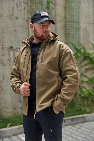 Куртка тактическая Frontier Eira Soft Shell Coyote размер S 1922.00.90 фото