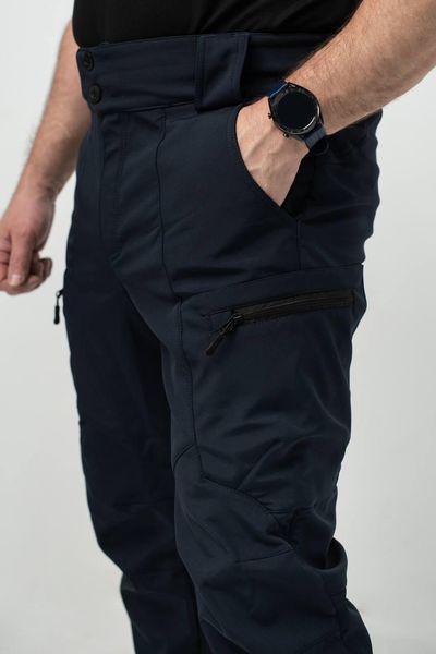 Військовий посилений комплект форми Soft Shell Military синій ДСНС розмір S 02598-S фото