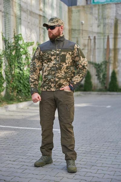 Кофта флісова "KIBORG" Military GEN I Піксель ЗСУ розмір S 503391 фото
