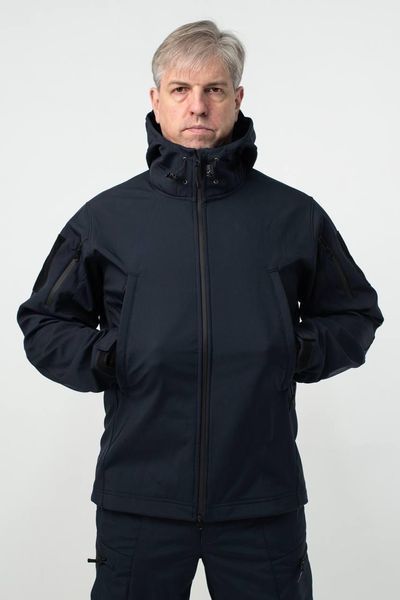 Військовий посилений комплект форми Soft Shell Military синій ДСНС розмір S 02598-S фото