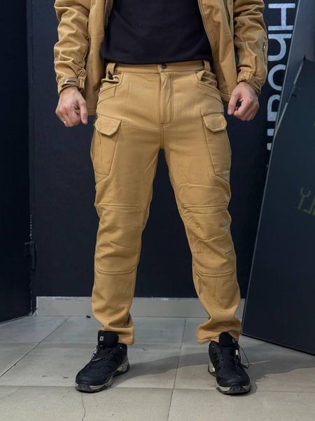 Костюм Утеплений Soft Shell Койот на флісі Qutdoor Equipment розмір S 04161-S фото
