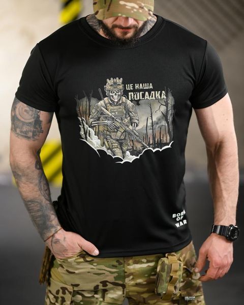 Тактическая футболка BORN OF WAR Посадка black ВТ4718 размер S 96209 фото
