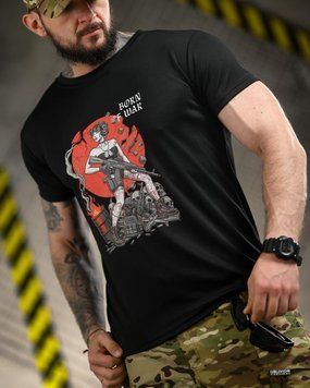Тактична футболка Born of war black ВТ4722 розмір S 96187 фото