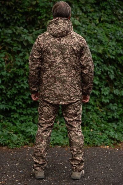 Коплект формы Усиленный Хищник утепленный на флисе, Soft Shell Military размер S 02601-S фото
