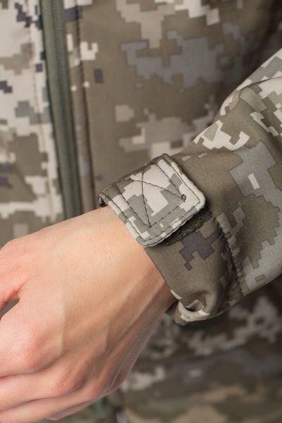 Куртка женская Soft Shell Military Пиксель на флисовой подкладке размер XS 04096-XS фото