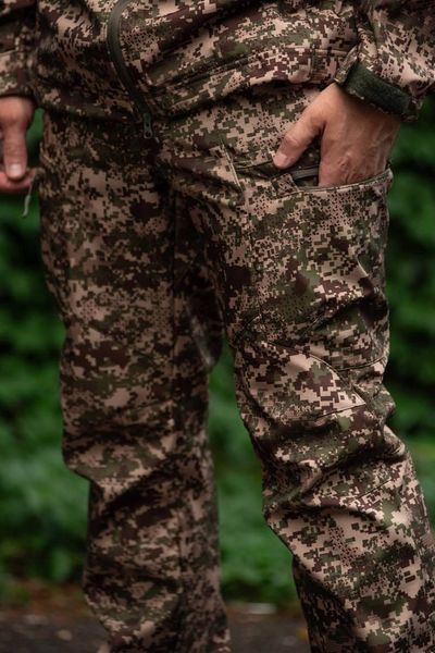 Коплект формы Усиленный Хищник утепленный на флисе, Soft Shell Military размер S 02601-S фото
