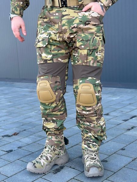 Тактичні Штани G3 з Наколінниками мультикам Military MTP розмір S 00528-S фото