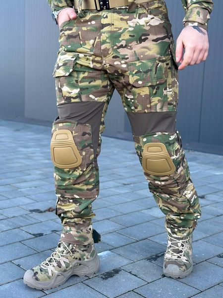 Тактичні Штани G3 з Наколінниками мультикам Military MTP розмір S 00528-S фото