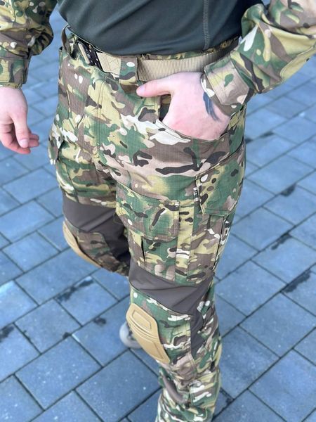 Тактичні Штани G3 з Наколінниками мультикам Military MTP розмір S 00528-S фото