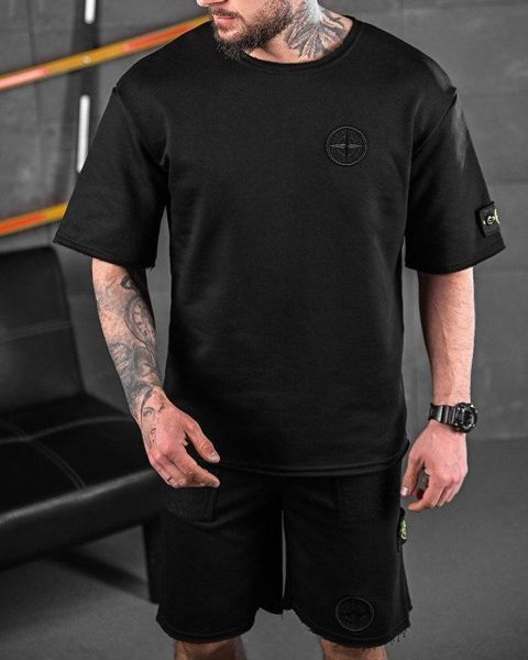 Костюм Stone Island black РА4927 88010 фото