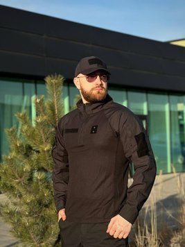 Убакс чорний Military CollPass Black БАТАЛИ розмір 58 03129-58 фото