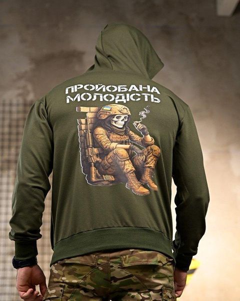 Мілітарі худі TRENASH Молодість oliva РП7409 розмір M 93328 фото