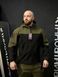Куртка софтшел Оливково-чорна Soft Shell на флісі розмір M 6232 фото 3