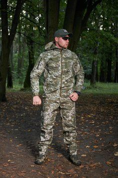 Костюм Soft Shell Combat Tactical піксель ЗСУ розмір 46 64002 фото