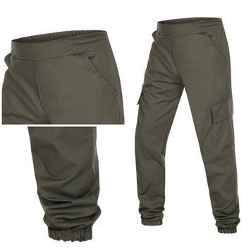 Брюки Джоггеры РипСтоп На Резинке Олива Tactical Olive размер 46 01023-46 фото