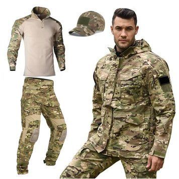 Комплект форми HAN WILD М88 куртка + штани + убакс + кепка мультикам розмір S 01543-S фото