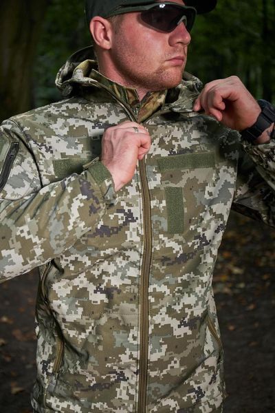 Костюм Soft Shell Combat Tactical піксель ЗСУ розмір 46 64002 фото