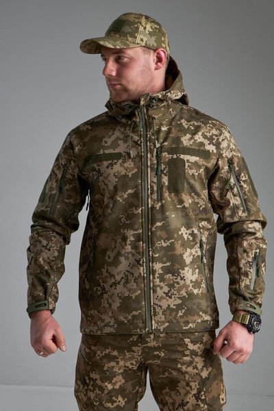 Куртка Soft Shell SKMilitary Піксель ЗСУ розмір 44/3 101059 фото