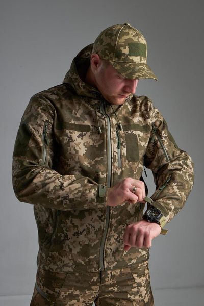 Куртка Soft Shell SKMilitary Піксель ЗСУ розмір 44/3 101059 фото