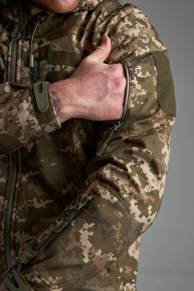Куртка Soft Shell SKMilitary Піксель ЗСУ розмір 44/3 101059 фото