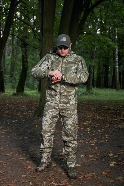 Костюм Soft Shell Combat Tactical піксель ЗСУ розмір 46 64002 фото