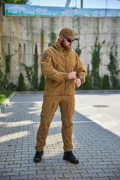 Куртка штормова Tactical KS-Pro Coyote (койот) размер 46 478802 фото