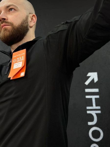 Тактичний Військовий Убакс Чорний 4.5.0 Покращений Black Under Body Armor Combat Shirt розмір 46 03088-46 фото
